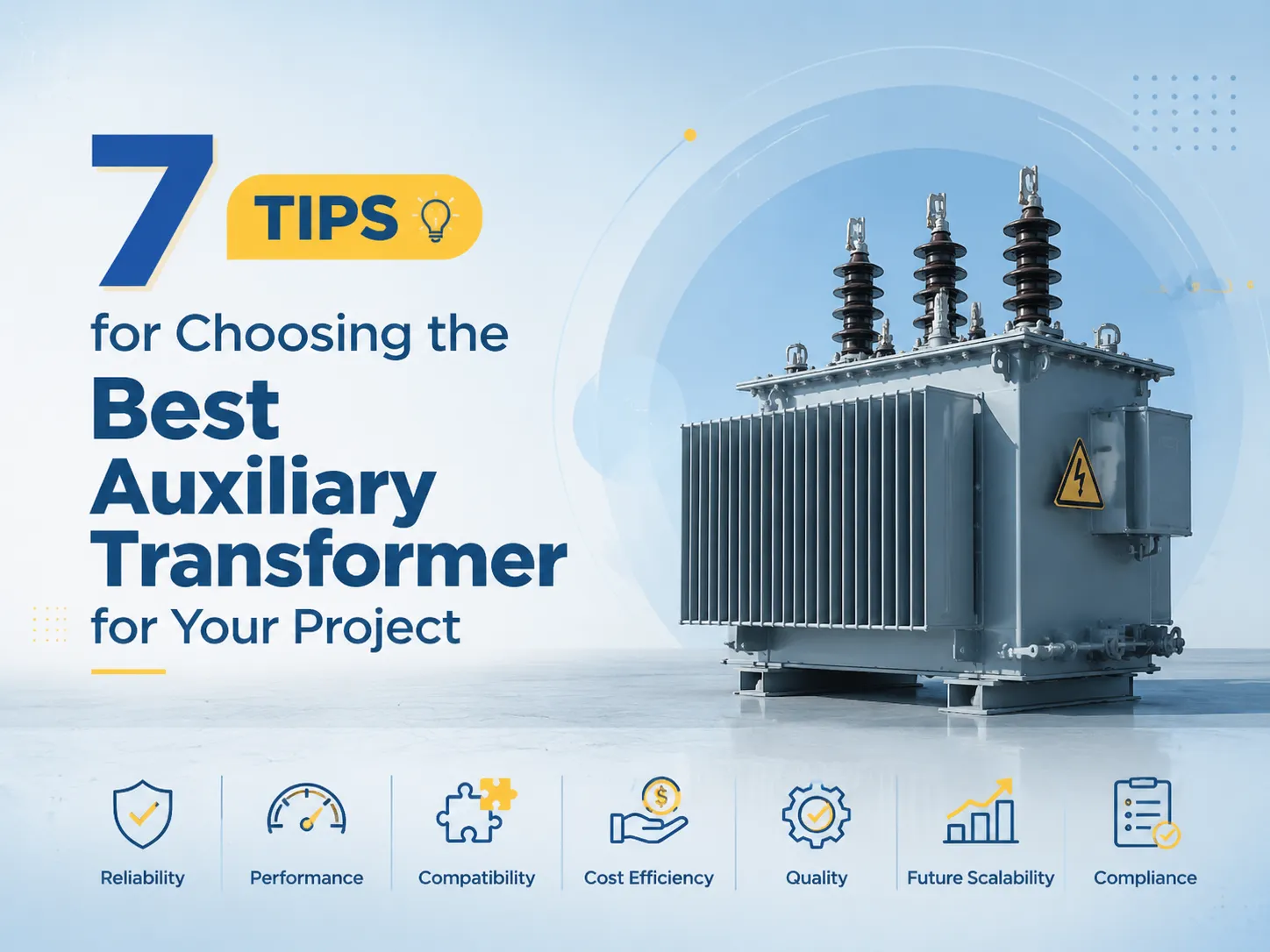 7 Tips for Choosing the Best Auxiliary Transformer for Your Project