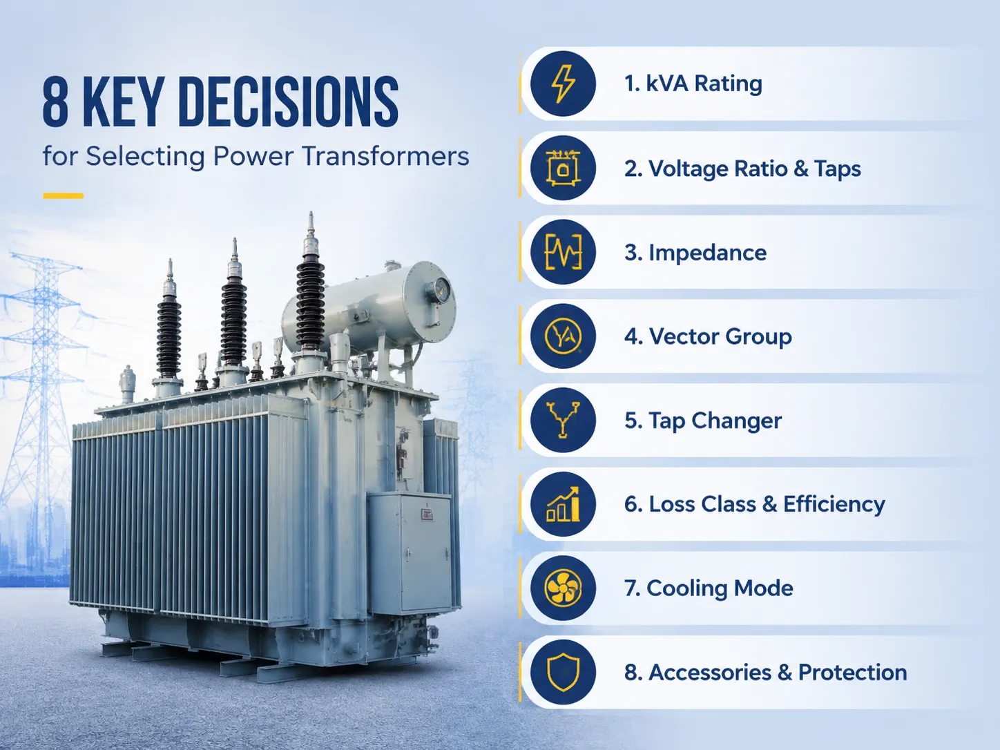 8 key decisions