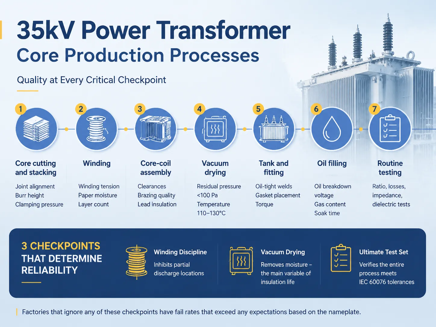 Core Production Processes and Checkpoints