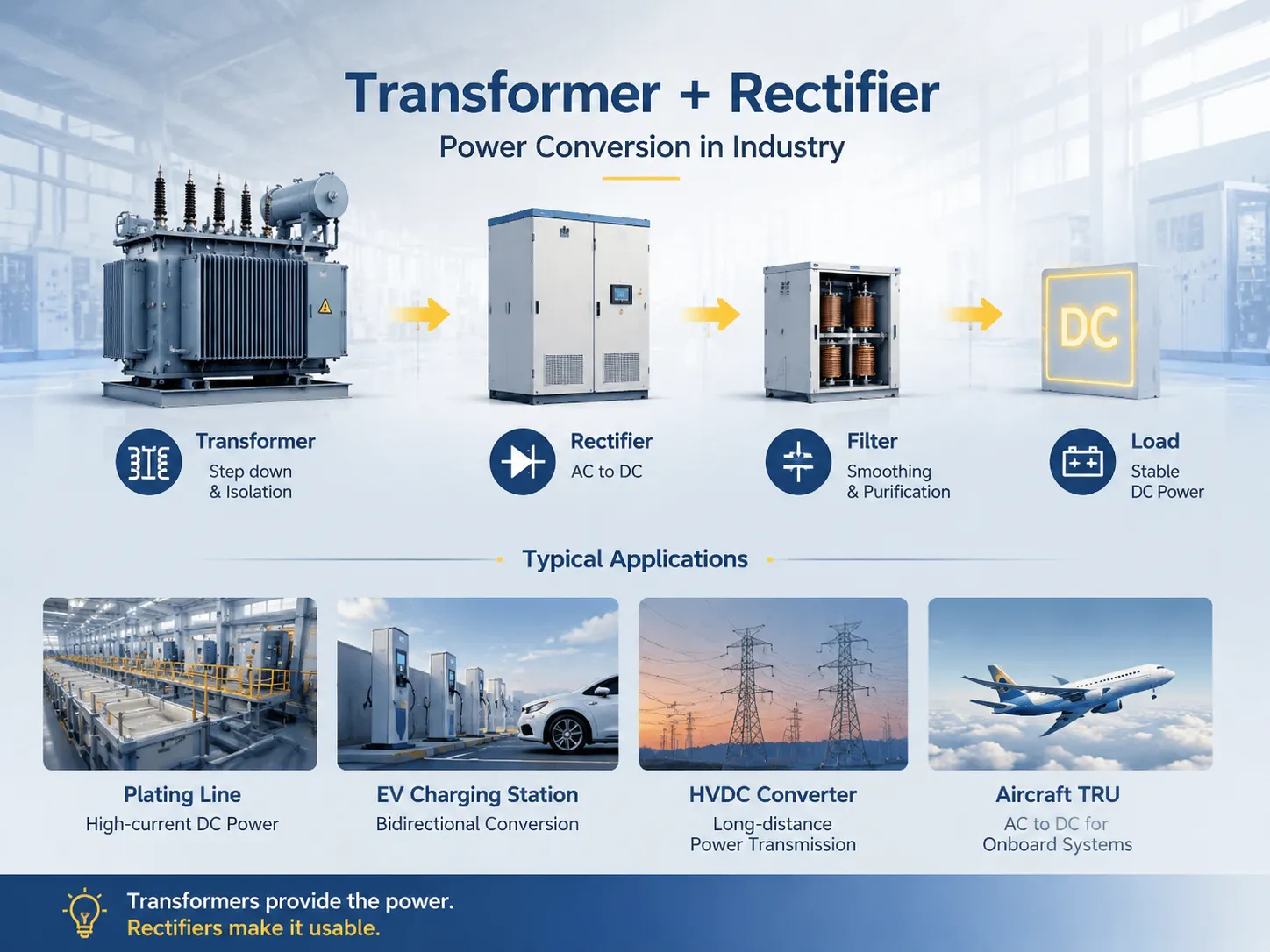 How They Work Together Transformer + Rectifier