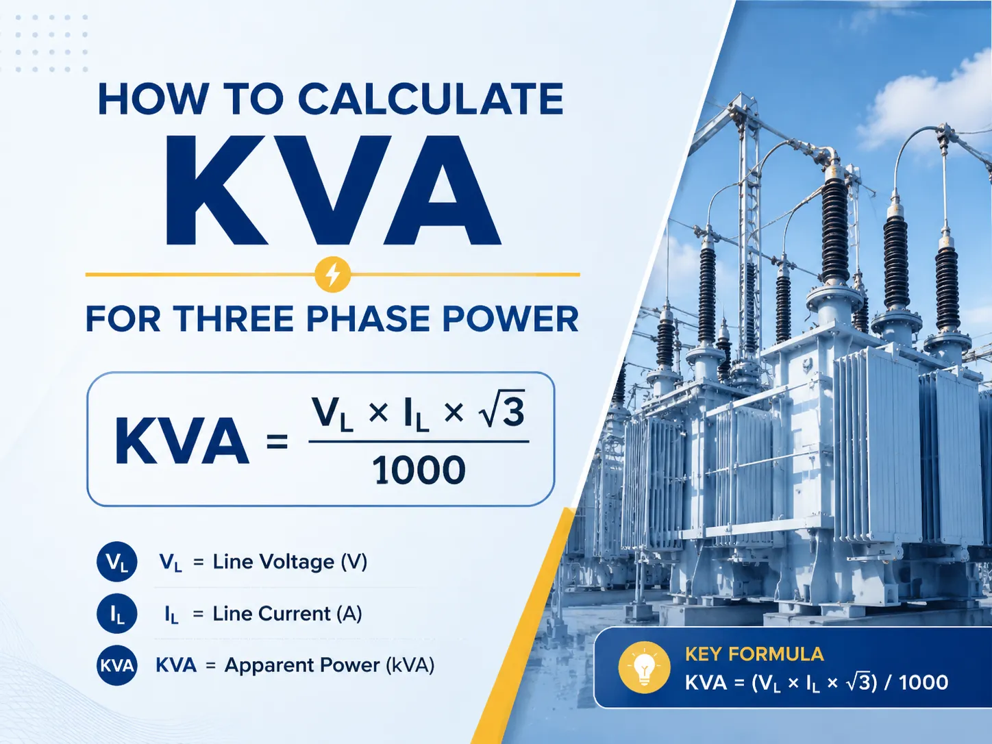 How To Calculate Kva For Three Phase Power Subian Electric Has The Answer