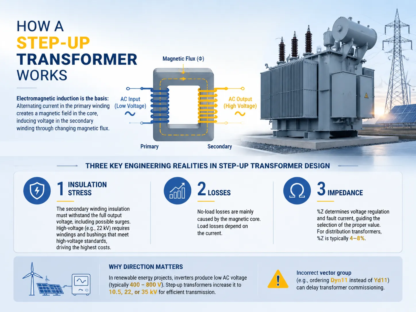How a Step-Up Transformer Works