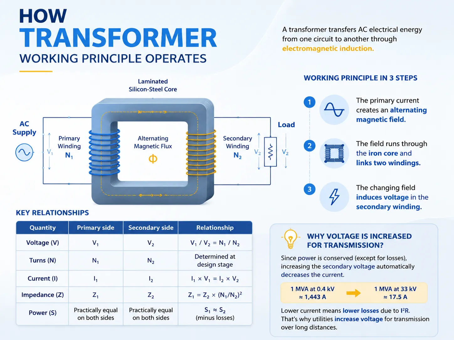 How the Transformer Working Principle Operates