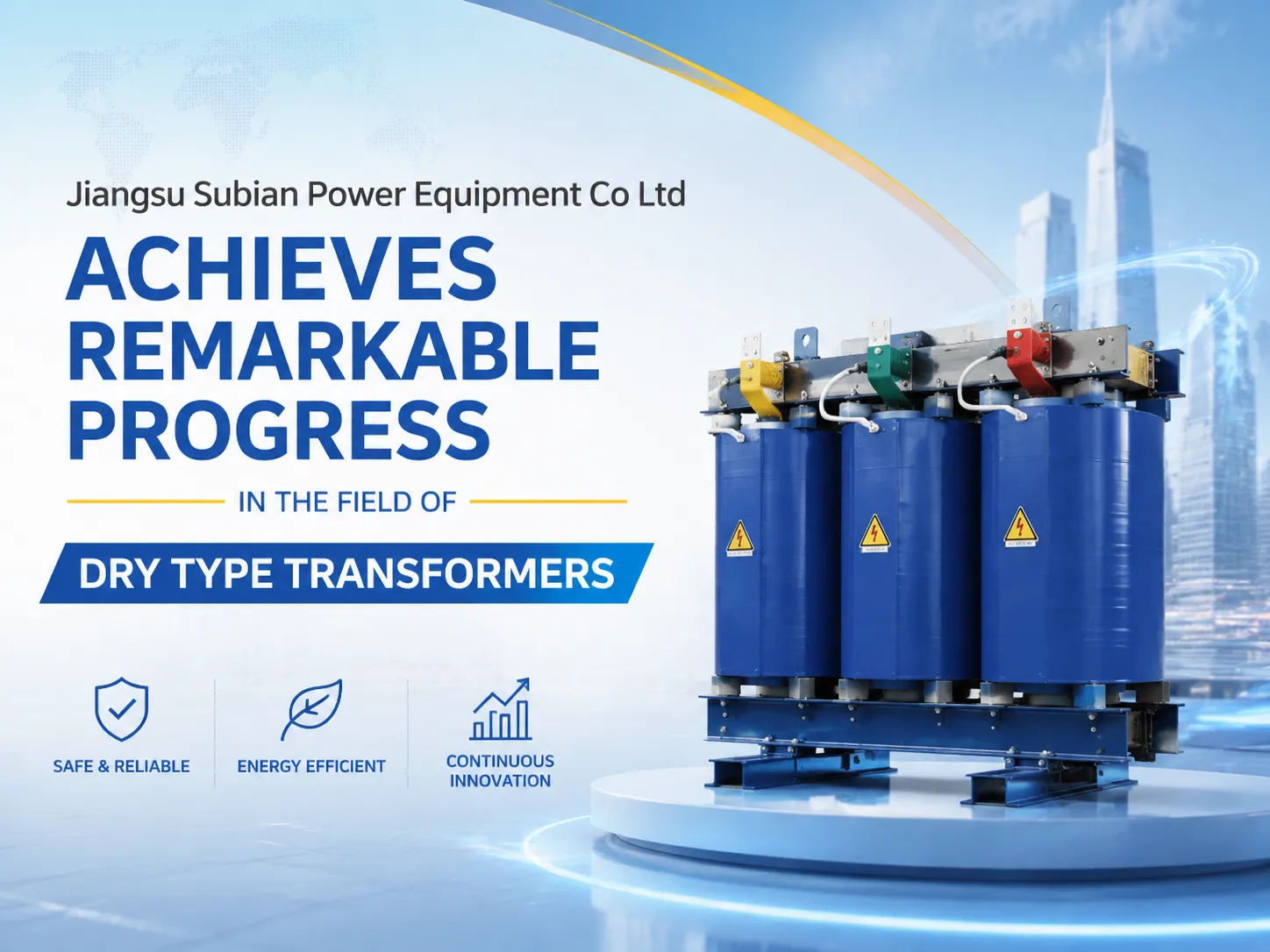 Jiangsu Subian Power Equipment Co Ltd Achieves Remarkable Progress In The Field Of Dry Type Transformers