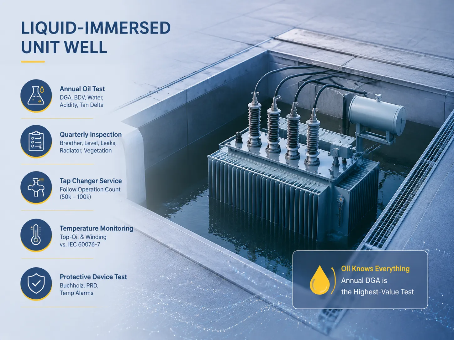 Operating a Liquid-Immersed Unit Well