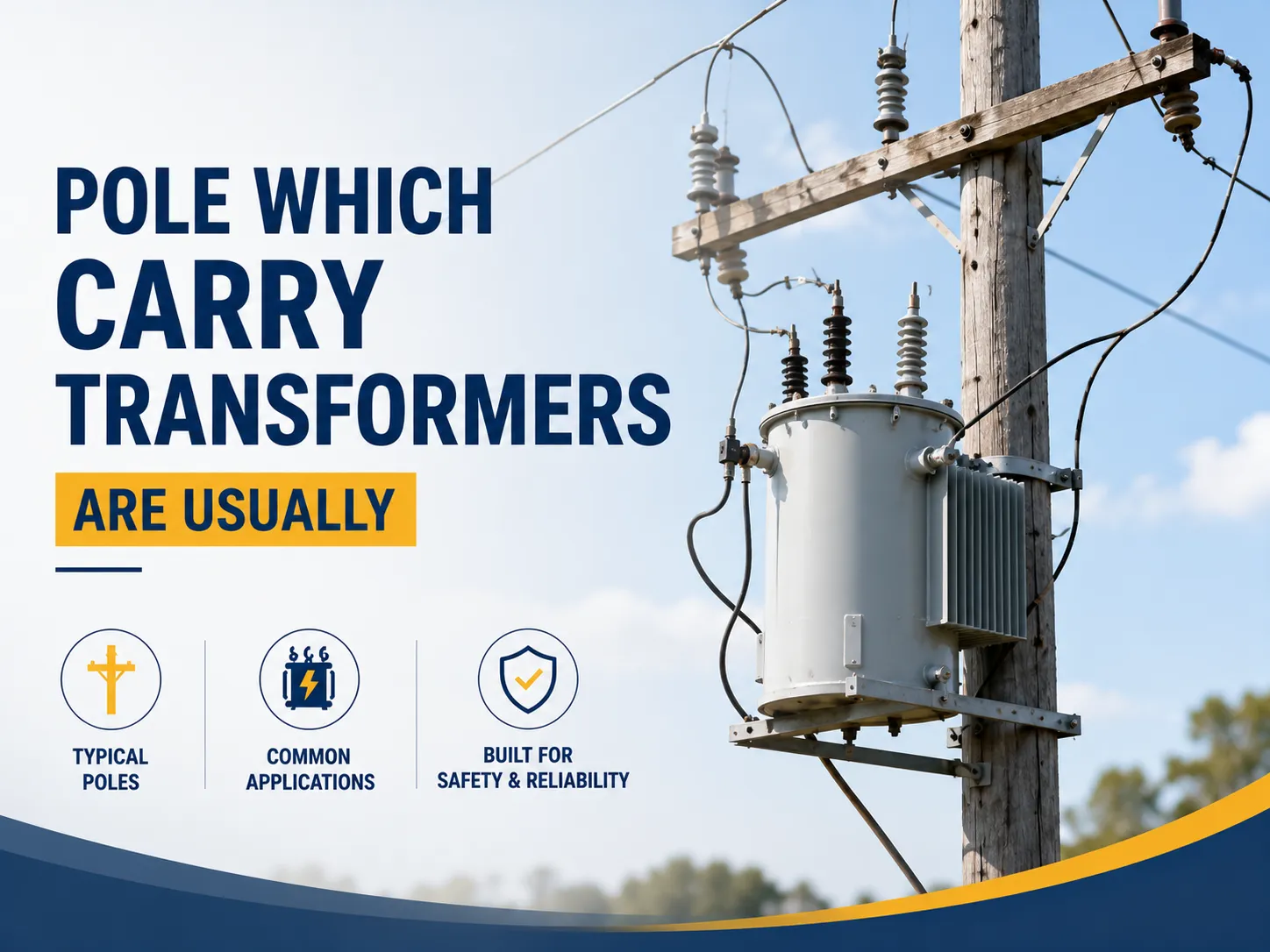 Pole Which Carry Transformers Are Usually