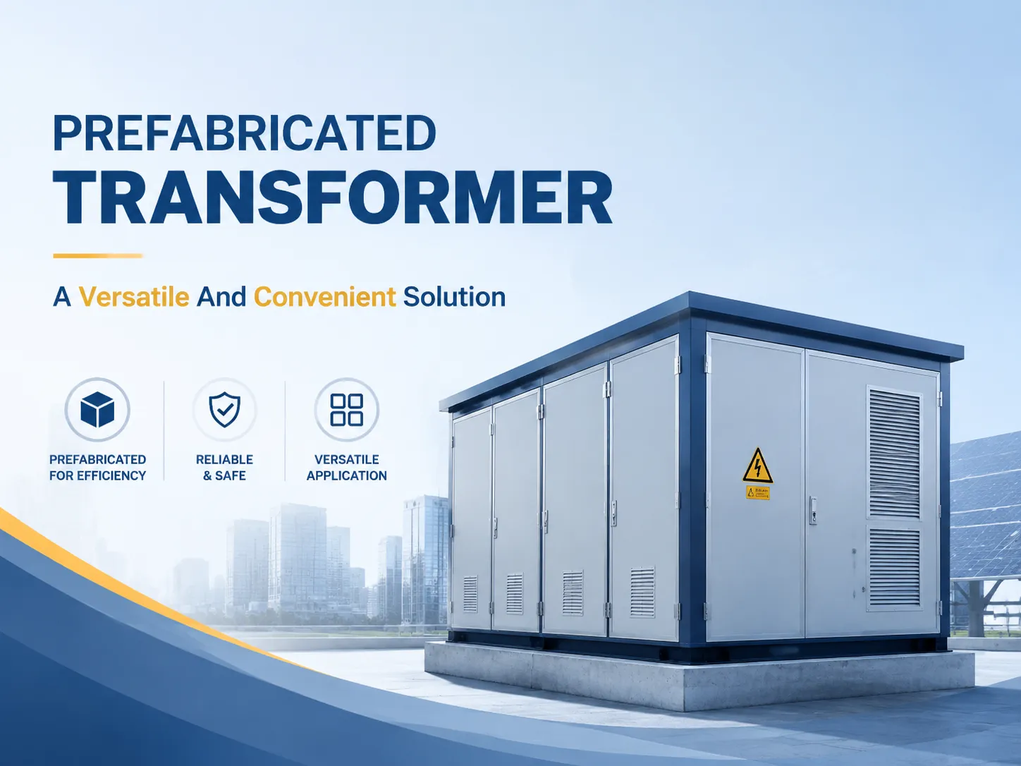 Prefabricated Transformer A Versatile And Convenient Solution For