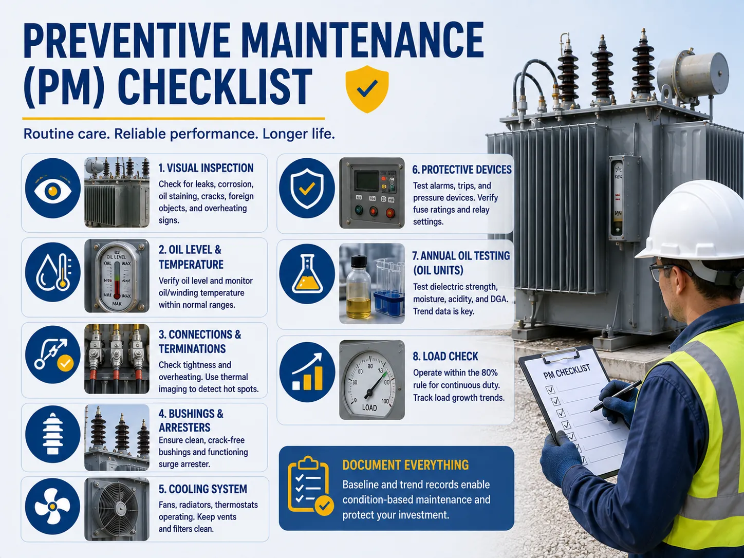 Preventive Maintenance (PM) Checklist
