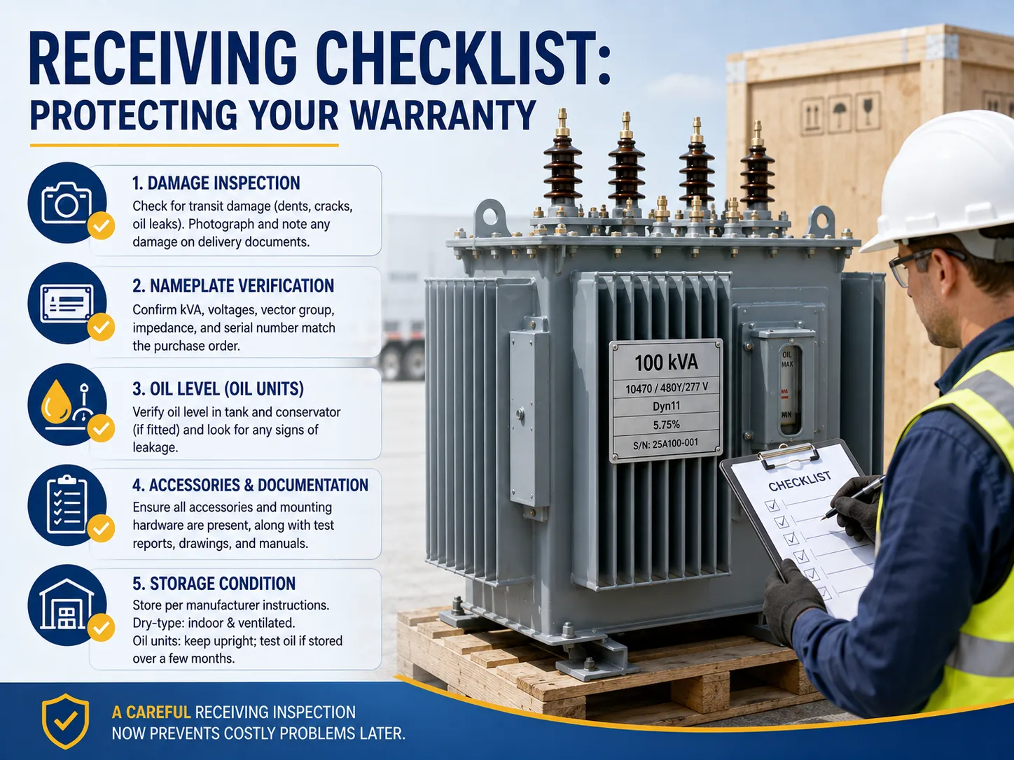Receiving Checklist: Protecting Your Warranty