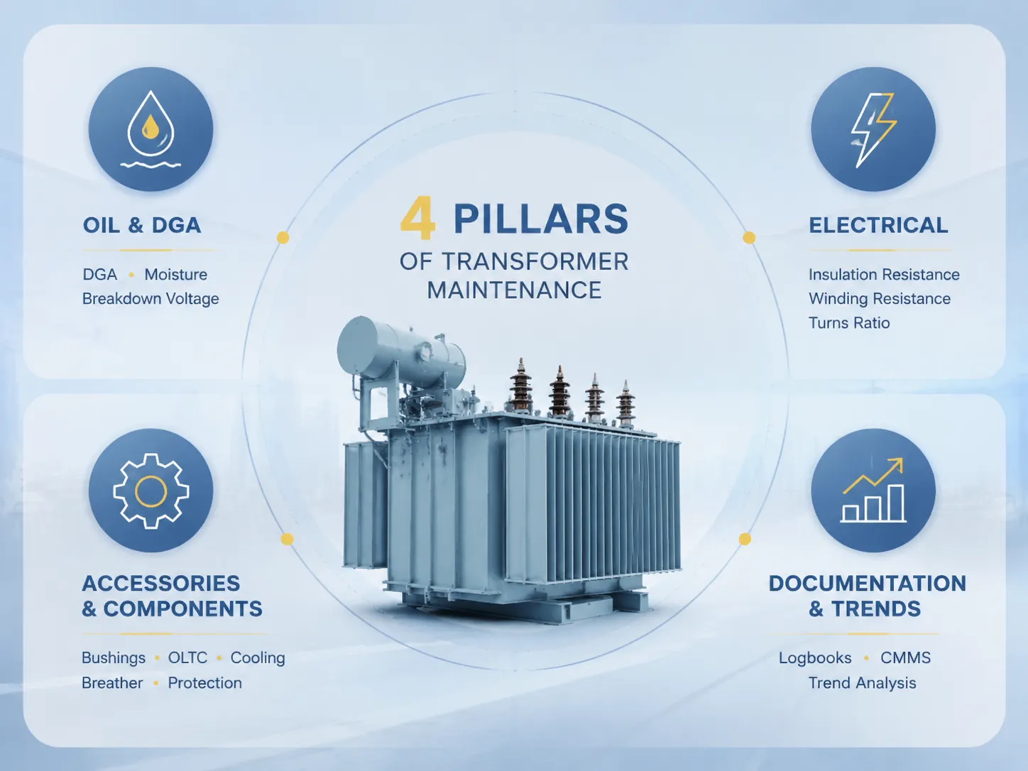 The Four Pillars of Power Transformer Maintenance