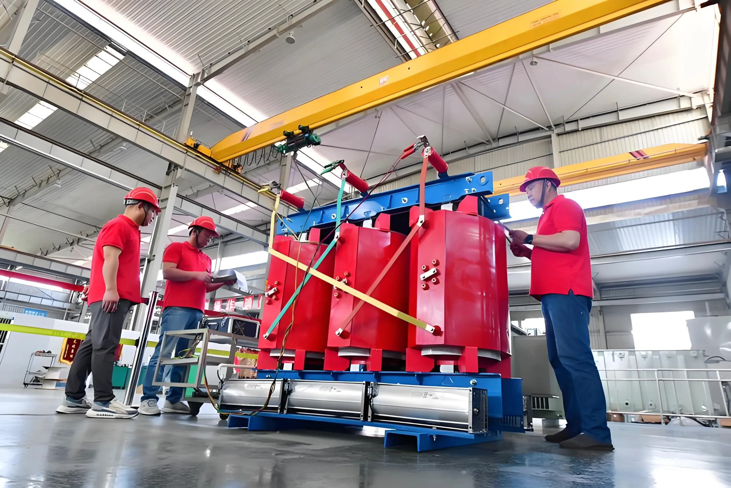 Modern transformer manufacturing workshop at Subian Electric Power