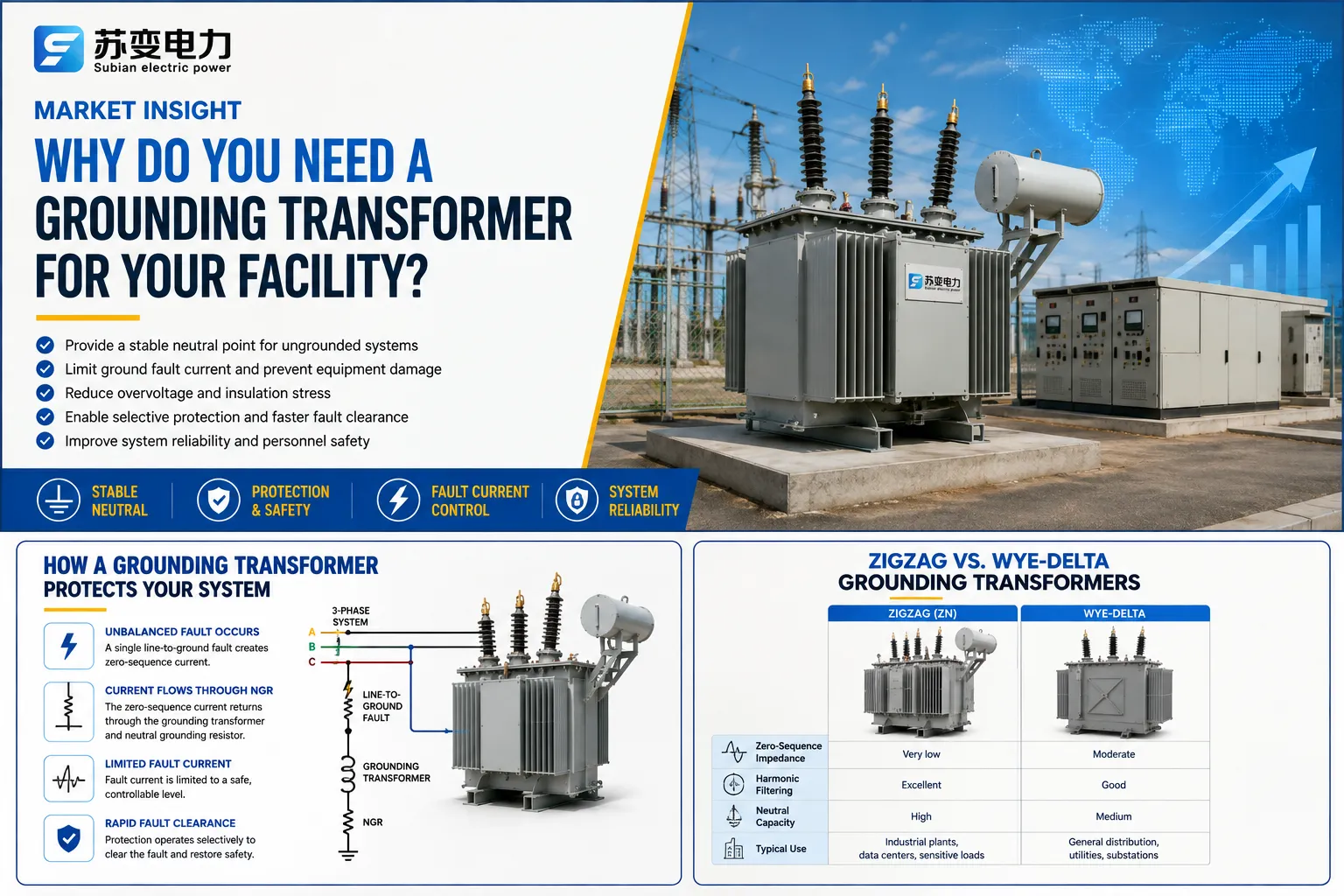Why Do You Need a Grounding Transformer for Your Facility?