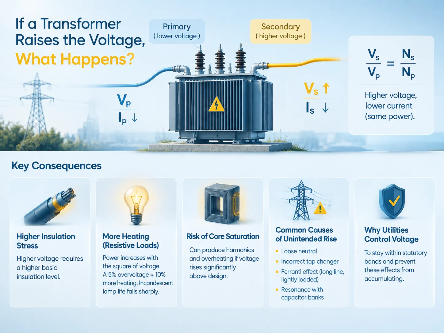 If a Transformer Raises the Voltage, What Happens?