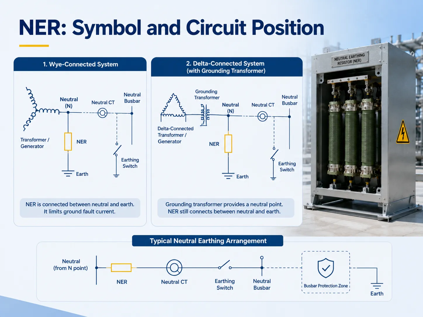 NER The Symbol and Circuit Position