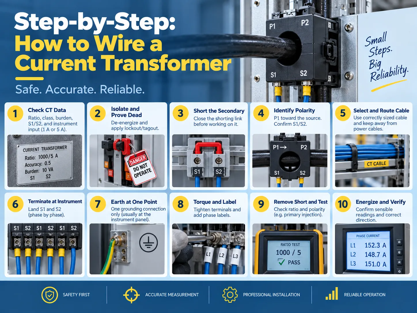 Step-by-step: how to wire a current transformer