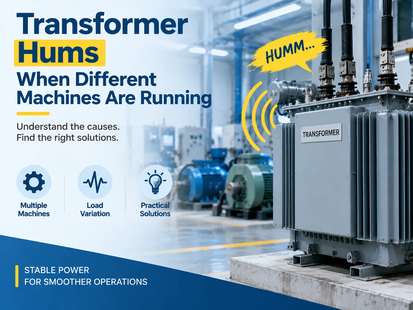 Transformer Hums When Different Machines Are Running