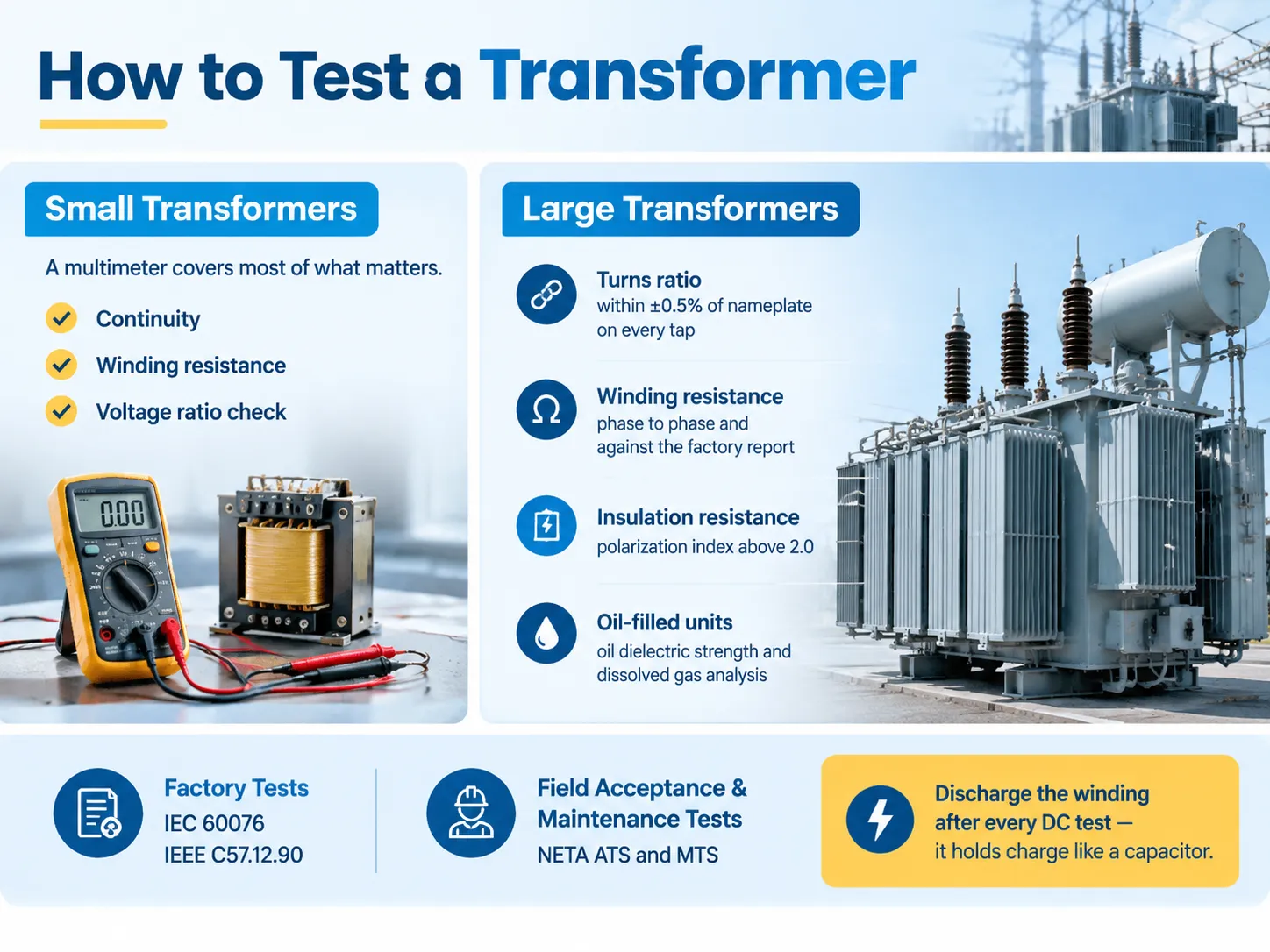 How to Test a Transformer