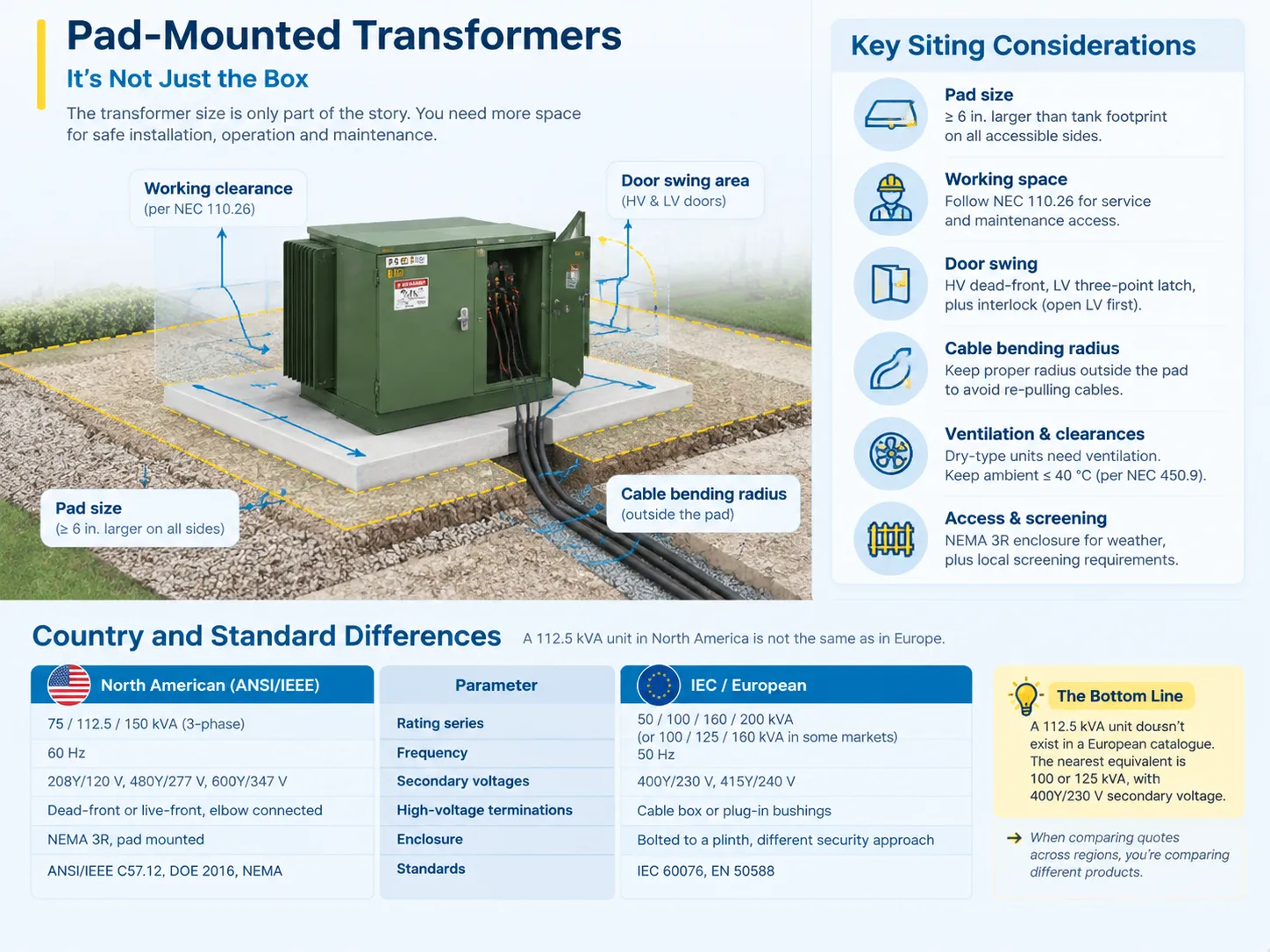 Pad Size and Working Clearance, Not Just the Box
