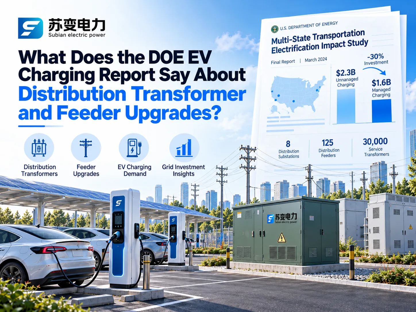 What Does the DOE EV Charging Report Say About Distribution Transformer and Feeder Upgrades?